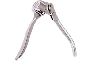 GENERIC PULABO Pressa per aglio Tritacarne da cucina in acciaio inox Spremiaglio a mano Pressa manuale per spremiaglio in acciaio inossidabile durevole