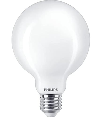 LED Glühbirne Globe – E27, 8,6W, Dimmbar, 2700K Warmweiß, Matt, 1055 Lumen