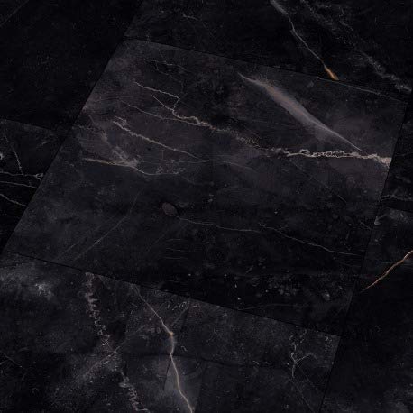 Preisvergleich Produktbild FALQUON Laminat Q1006 Marmorata Nera Quadro Hochglanz, 8mm (2,233m²)