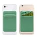 Produktbild 3M-Klebergeldbeutel Kredit-/ID-Karten Secure Holder Pocket Stick am Telefon/Tablet/Notebook Lycra Spandex-Kartenhüllen-Etui für iPhone XS/XR/6S Plus,Galaxy S8/J7/Note 9,HTC,LG,Sony,Honor (Mint Green)