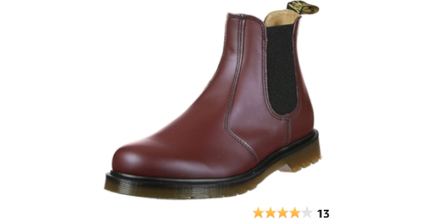 dr martens chelsea red