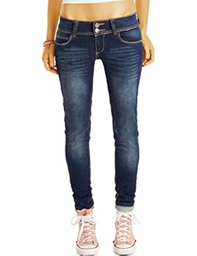Bestyledberlin Damen Jeans, Skinny Fit Hosen stretchig, enge hüftige Röhrenjeans j67f