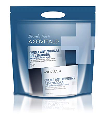 Axovital - Pack Antiarrugas Crema de Día SPF15 + Crema de Noche - 2 x 50 ml.