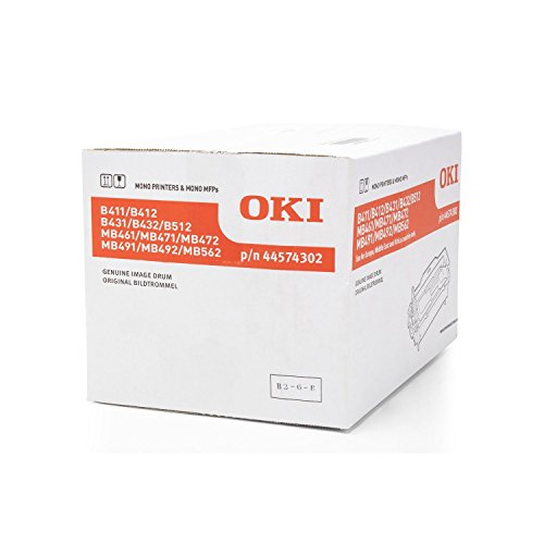 Original Bildtrommel passend für OKI B 431 D OKI B411 44574302 - Premium Trommel - Schwarz - 25.000 Seiten