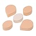 Anself Wet & Dry Water Large Boxed Make-up Sponge Powder Puff Foundation Ellipse Teardrop Shape (5Pcs)
