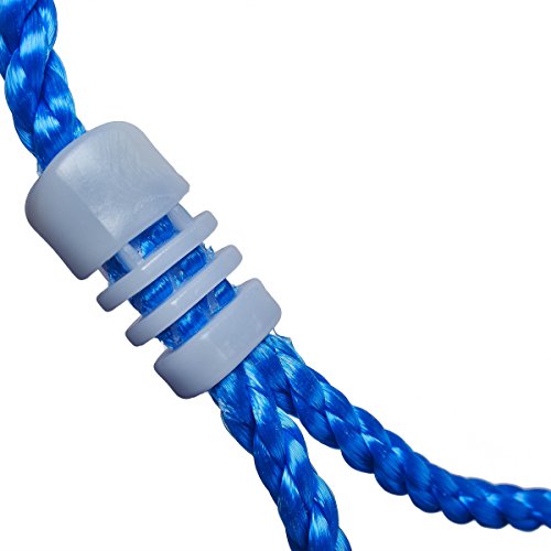 LIVIVO Â® Childrenâ€™s Blue Adjustable Plastic Outdoor Garden Safety Rope Swing Seat