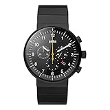 Braun Herren Analog Quarz Uhr mit Edelstahl Armband BN0095BKBKBTG
