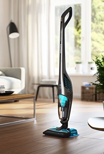 Philips 2-in-1 Wet & Dry Cordless Vacuum Cleaner with Wiping System, Pet and Anti-Allergen - FC6402/61