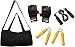 Auxter excercise kit gym bag ( 1 gym bag,1 pair gym gloves,1 pc skipping rope,2 pc power grip) RS.599.00