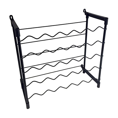 PROTENROP Botellero para 30 Botellas, Color Negro