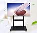 Produktbild Exing Mobile Floor TV-Cart, Für 55-120"LCD-LED Plasma Flat Screen Panel Trolley Floor Stand Mit Audio-Schell Und Verriegelungsräder Load 220 Kg
