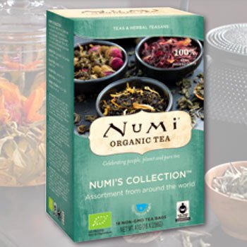Numi Organic Tea Numi's Collection, Assorted Tea and Teasan