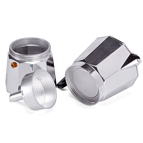 Espressokocher Espresso Mokka Maker Aluminium für 3,6,9 oder 12 Tassen Espressomaschine (12 Tassen) - 3