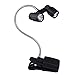Produktbild Clip lights3W 6 Led Tischlampe Einstellbare Grill Clip Drücker Lampe Flexibel Rotierender Rand Anzeige Lesetisch Tischlampe Tischlampe Dc4.5 V