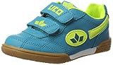 Weicher Gehcomfort Lico Unisex-Kinder Bernie V Multisport Indoor Schuhe, Blau Petrol/Lemon, 25 EU
