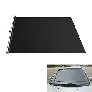 PRIKNIK CAR SUNSHIELD AUTO Retractable Front Rear Windshield Sun Shade Cover Shield Universal Fit- Compatible with Maruti Wagon R Stingray