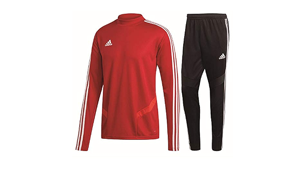 Adidas Tiro 19 - Tuta da allenamento, da uomo, colore: rosso/nero, Colore:  rosso, XXXL : Amazon.it: Abbigliamento