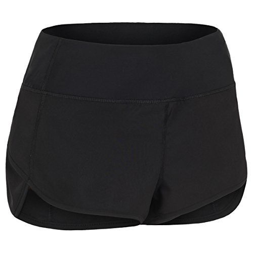 Workout Shorts Damen Schwarz