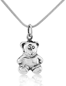 Silber Anhänger Bärchen 925 Sterling Silber