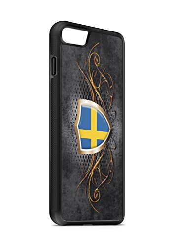 iPhone 6 6s Schweden Stockholm 4 SILIKON Flipcase Tasche Hülle Case Cover Schutz Handy SCHWARZ