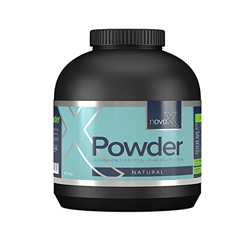 Preisvergleich Produktbild NOVOX Egg Protein Powder-Reines Eiklarproteinpulver, Laktosefrei, Glutenfrei, Milchproteinfrei, 1x2000 Gramm - Natural