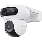 Ezviz H90 Dual 4MP 2K+ &Ccedil;ift Lensli 360&deg; D&ouml;nebilen Dış Mekan Wi-Fi Kamerası, Yapay Zeka Akıllı Takip, Renkli Gece G&ouml;r&uuml;ş&uuml;