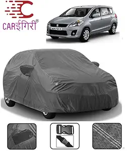 Carigiri Grey Car Body Cover for Maruti Suzuki Ertiga(Triple Stitched,Mirror Pocket,UV Resistant,Dustproof)(Models-2015, 2016, 2017)