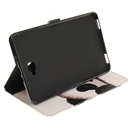 Skytar Hülle für Galaxy Tab A6 10.1 – PU Leder Schutzhülle Flip Cover Case für Samsung Galaxy Tab A 10.1 Zoll (2016) SM-T580N / SM-T585N Tablet Brieftasche Etui mit Support-Funktion,Panda - 5