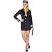 Produktbild Frauenkostüm Stewardess | Uniform inkl. Stewardessen-Hut und passendem Halstuch (S | Nr. 301409)