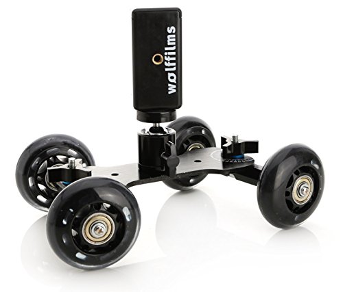 Arktis Wolffilms iPhone 8 & iPhone 8 Plus X 7 & 7 Plus & iPhone 6s 6 & Plus 5s 5 4 4s SE CAMROVER DSLR Dolly Slider Mini Kamerawagen