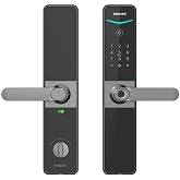 Philips Akıllı Kilit DDL610-5HBS | Kollu Akıllı Kapı Kilidi, Parmak izi, Şifre, Kart, WiFi, Uygulama