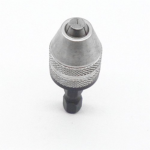Fortag Schnellspannbohrfutter 1/4″ Sechskantschaft Bohrfutter Schnellspann Zahnkranzbohrfutter Schraubendreher Keyless Schlagschrauber Schnellspann-Bohrfutter Bohrschrauber Bohrer 0.3-3.6 mm - 6
