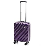 4 ruedas dobles giratorias. Maleta de cabina Glam Gladiator de 36 litros (morado)