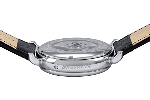 Thomas Earnshaw Grand Calendar Black Men's Automatic Watch with Black Dial Analogue Display and Black Leather Strap ES-8046-01