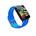 Produktbild Sansee Smartwatch Armbanduhr, Wasserdicht IP67Fitness Tracker für Damen Frauen Männer mit Schrittzähler, Schlafmonitor, Informationsspeicherung, Farbdisplay für ios und Android (Blau)