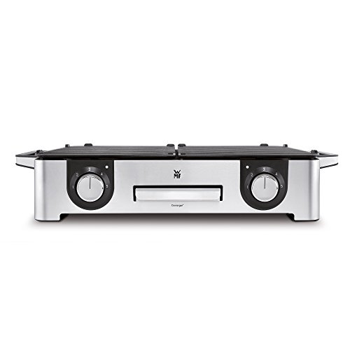 WMF LONO Master-Grill, 2400 W, 2 getrennt regulierbare Grillflächen, Outdoor-Zertifizierung, cromargan matt / silber - 2