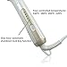 Electric Hair Straightener Brush Hair Curlers Two Use- MONOJOY Ceramic Heated Anti Static without Damage Hair Styling Hairbrush in seconds