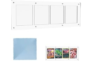 MAGIC SELECT Karten Transparenter Rahmen für Pok., Magnethalter für Sammelkarten 35PT. Transparenter Acryl für Austauschkarten mit UV-Schutz.