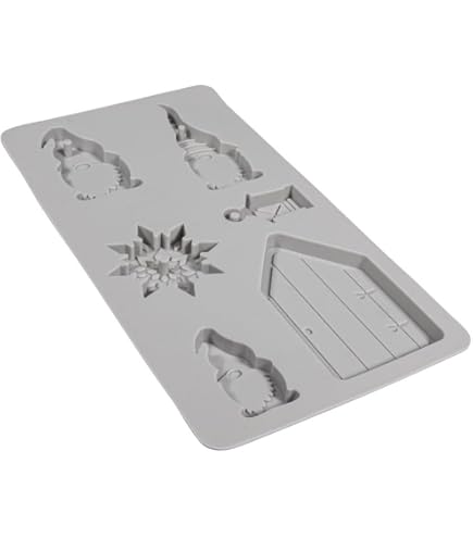 JOERBABU Stampo in silicone, stampo in silicone per candele nane 3D a forma di nano, stampi flessibili in silicone per decorazioni domestiche, sapone, torte, cioccolato
