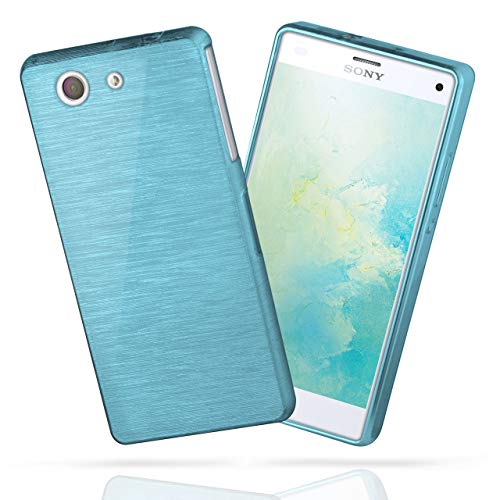 Funda protectora OneFlow para funda Sony Xperia Z3 Compact Carcasa silicona TPU 1 5mm Accesorios cubierta protecci n m vil Funda m vil paragolpes bolso cepillado aluminio dise o en Aqua-Cyan reviews Funda protectora OneFlow para funda Sony Xperia Z3 Compact Carcasa silicona TPU 1 5mm Accesorios cubierta protecci n m vil Funda m vil paragolpes bolso cepillado aluminio dise o en Aqua-Cyan