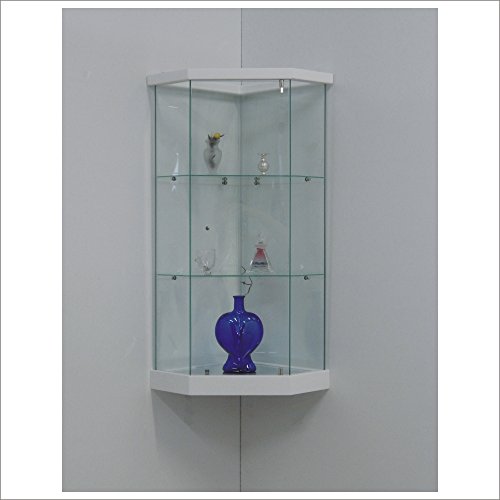 VETRINETTA ANGOLARE DA PARETE art. VM504TC (BIANCO)