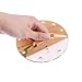 FEITONG 10 Hole Oval Makeup Brush Holder Drying Rack Organizer Cosmetic Shelf Tool (A, Clear)