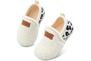 JIASUQI Toddler Slippers Boys Girls Slip on House Shoes Lightweight Baby Sock Shoes Outdoor Kid Walking Shoes