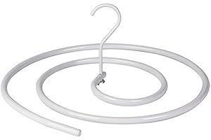 HYWHUYANG Spiral Shaped Drying Rack, Stainless Steel Clothes Airer, Dryer Hanger for Bed Sheets, Mattress, Clothes, Sofa Covers