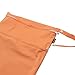 Damero Cute Travel Baby Wet and Dry Cloth Diaper Organizer Bag (Medium, Orange)