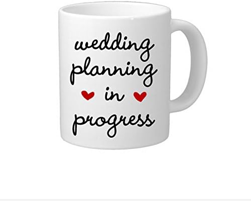 Funny Coffee Mug Wedding Planning Mug Bridal Shower Gift Ceramic Coffee Mug 11 OZ Wedding Mug Gift for Women Mug for Men Two Sides