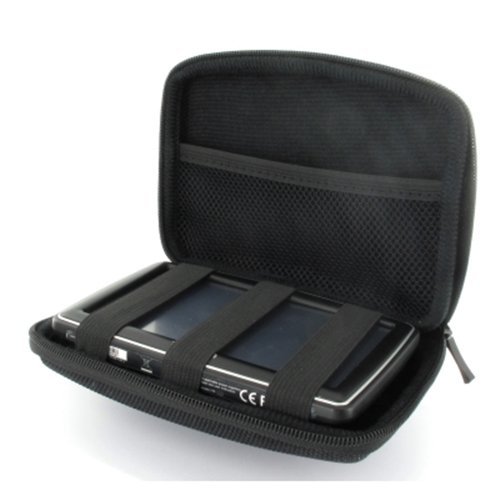 Navi Hard Case for TomTom XXL iq12,7 5 Inch To 13.2 cm (5.2 inch GPS Leather Case Black