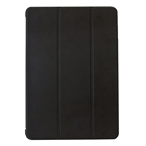 Khomo iPad Mini 1, 2, 3 Hülle Case Schwarzes Transparent Gehäuse mit doppelten Schutz ultra dünn und leicht, Smart Cover - Clear Black