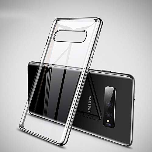 Preisvergleich Produktbild SOOCX Samsung s10 case s10 + ultradünne transparente silikon s10plus persönlichkeit kreative bruchsichere schutzhülle s10e einfache männer und frauen modelle high-end all-inclusive beschichtung soft s