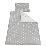 Kinder Bettwäsche 100x135 Wendebettwäsche 2 tlg. Set Babybettwäsche 100% Baumwolle Bettgarnitur